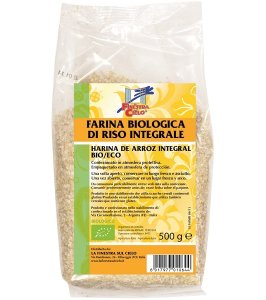 FARINA INTEG RISO 500G FINESTRA