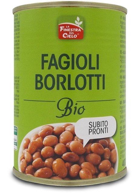 FAGIOLI BORLOTTI PRONTI BIO