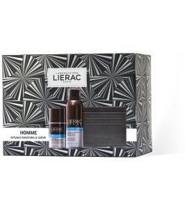 LIERAC CF HOMME MOUSSE 150 ML + HOMME DEO 50 ML + PORTACARTERDF
