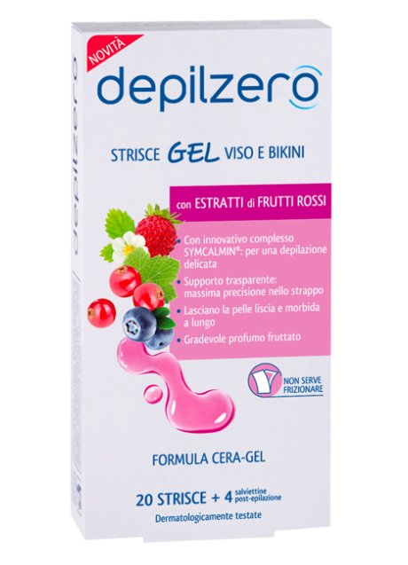 DEPILZERO STRISCE GEL VISO BIK