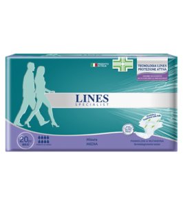 LINES SPECIALIS PANNOLONE A MUTANDINA MAXI MEDIA FARMA 20 PEZZI