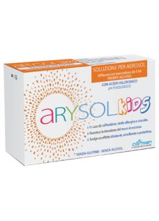 ARYSOL KIDS SOLUZIONE BAMBINI PER AEROSOL CON ACIDO IALURONICO PH FISIOLOGICO 10 FLACONCINI MONODOSE DA 5 ML