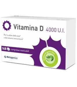VITAMINA D 4000UI 168 COMPRESSE MASTICABILI