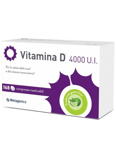 VITAMINA D 4000UI 168 COMPRESSE MASTICABILI