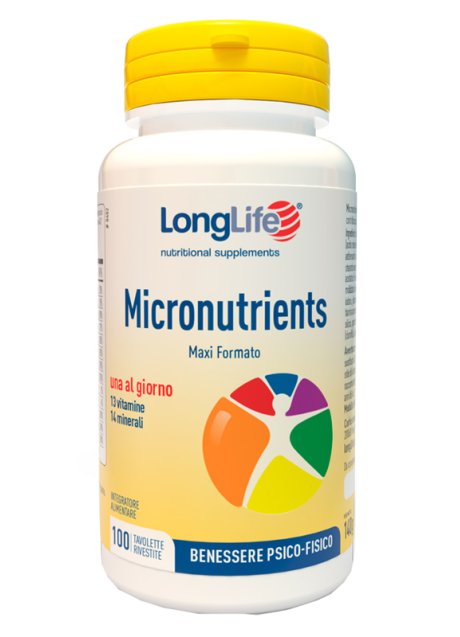LONGLIFE MICRONUTRIENTS 100 TAVOLETTE