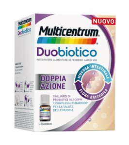 MULTICENTRUM DUOBIOTICO 16 FLACONCINI
