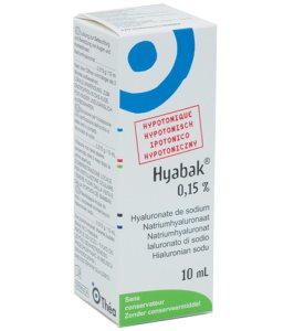 HYABAK 0,15% SOL OFTALM 10ML