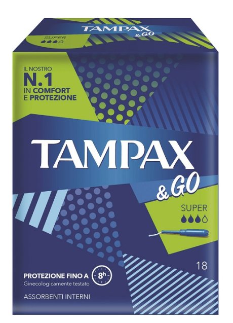 TAMPAX&GO SUPER 18 PEZZI