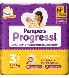 PAMPERS PROGRESSI MIDI 27PZ 0238