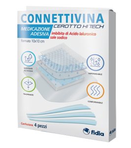 CEROTTO CONNETTIVINA HITECH 10 X 10 CM 4 PEZZI