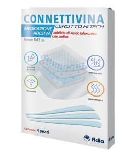 CEROTTO CONNETTIVINA HITECH 8 X 12 CM 4 PEZZI