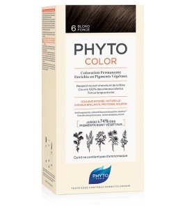 PHYTOCOLOR 6 BIONDO SCURO 1 LATTE+ 1 CREMA + 1 MASCHERA + 1PAIO DI GUANTI