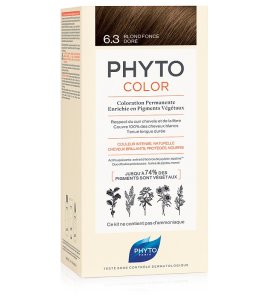 PHYTOCOLOR 6.3 BIONDO SCU DOR 1 LATTE + 1 CREMA + 1 MASCHERA+ 1 PAIO DI GUANTI