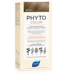 PHYTOCOLOR 9 BIONDO CHIARISS 1 LATTE + 1 CREMA + 1 MASCHERA+ 1 PAIO DI GUANTI