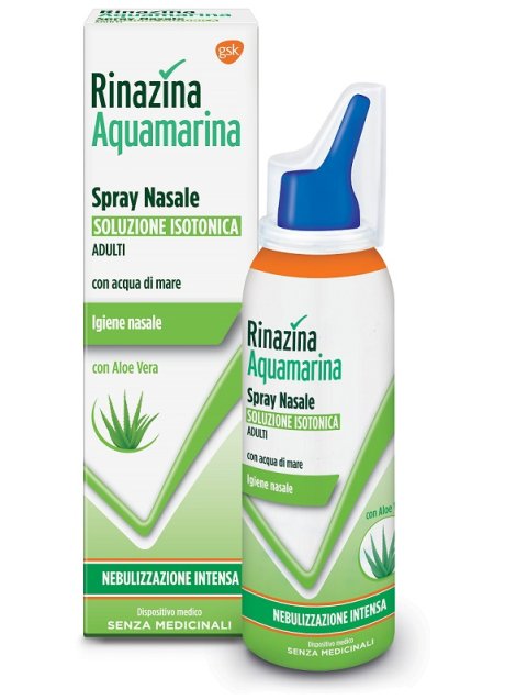 RINAZINA AQUAMARINA ISOTONICA ALOE SPRAY NEBULIZZAZIONE INTENSA 100 ML RINAZINA AQUAMARINA ISOTONICA ALOE SPRAY NEBULIZZAZIONE INTENSA 100 ML