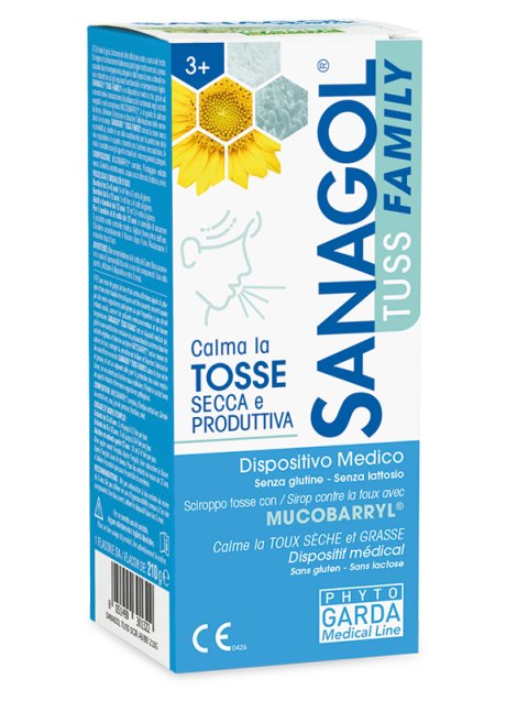SANAGOL TUSS SCIR AD/BB 210G
