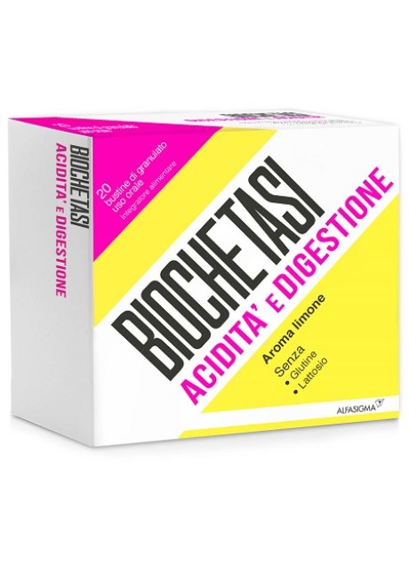 BIOCHETASI DIGESTIONE E ACIDITA' 20 BUSTE GRANULATO AROMA LIMONE