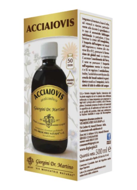 ACCIAIOVIS LIQUIDO ANALCOOLICO 500 ML