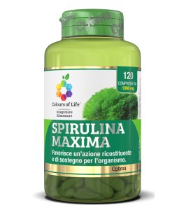 SPIRULINA MAXIMA 120CPR COLOUR