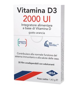 VITAMINA D3 IBSA 2000 UI 30 FILM ORALI