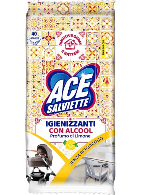 ACE SALVIETTE IGIEN SGRAS 40PZ