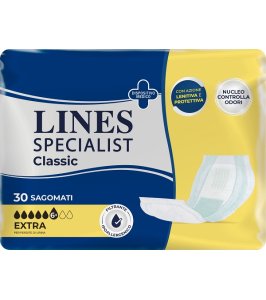 PANNOLONE LINES SPECIALIST CLASSIC SAGOMATO EXTRA 30 PEZZI