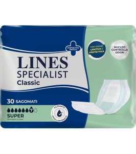 PANNOLONE LINES SPECIALIST CLASSIC SAGOMATO SUPER 30 PEZZI