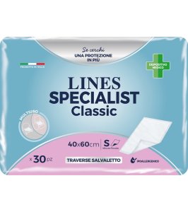 TRAVERSA PER INCONTINENZA LINES SPECIALIST CLASSIC 40X60 CM30 PEZZI