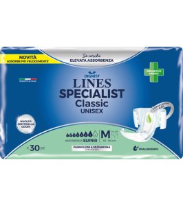PANNOLONE MUTANDINA LINES SPECIALIST CLASSIC SUPER ULTRA MM30 PEZZI