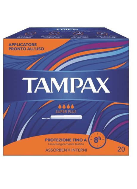 TAMPAX BLUE BOX SUPER PLUS 20 PEZZI