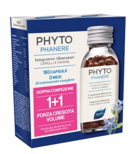 PHYTO PHYTOPHANERE 1 + 1 90 CAPSULE + 90 CAPSULE CONTENITOREDI VETRO