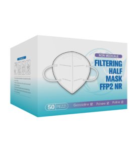 FILTERING HALF MASK FFP2 50 PEZZI