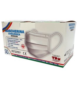 MASCHERINA CHIRURGICA GDA TIPO II TNT 3 STRATI 50 PEZZI