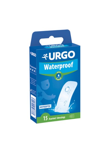 CEROTTO URGO WATERPROOF 15 PEZZI ASSORTITI CEROTTO URGO WATERPROOF 15 PEZZI ASSORTITI