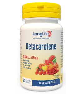 LONGLIFE BETACAROTENE 30CPR