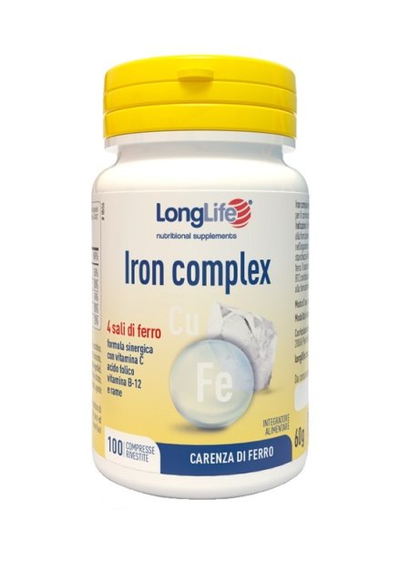 LONGLIFE IRON COMPLEX 100CPR