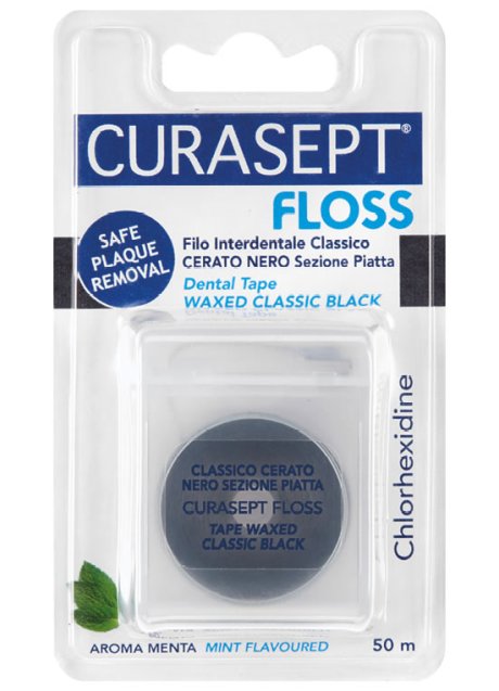 CURASEPT FLOSS CERATO NERO CLOREXIDINA