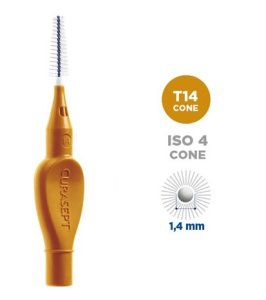CURASEPT PROXI T14 CONE OCRA/DARK GOLD 1 PEZZO