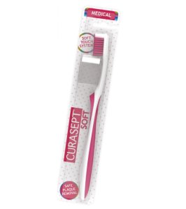 SPAZZOLINO CURASEPT SOFT MEDICAL MAGENTA
