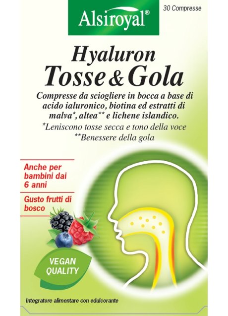 HYALURON TOSSE&GOLA 30CPR