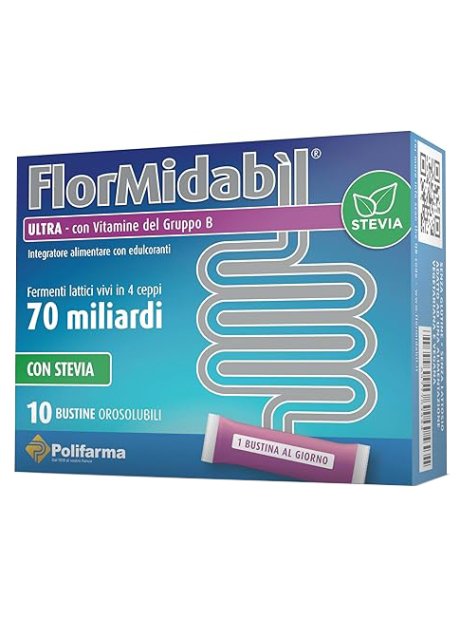 FLORMIDABIL ULTRA 10 BUSTINE CON STEVIA