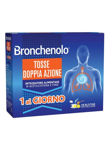 BRONCHENOLO TOSSE DOPPIA AZIONE 10 BUSTINE