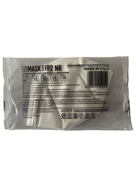 MASCHERINA +39MASK FFP2 BIANCO 1 PEZZO