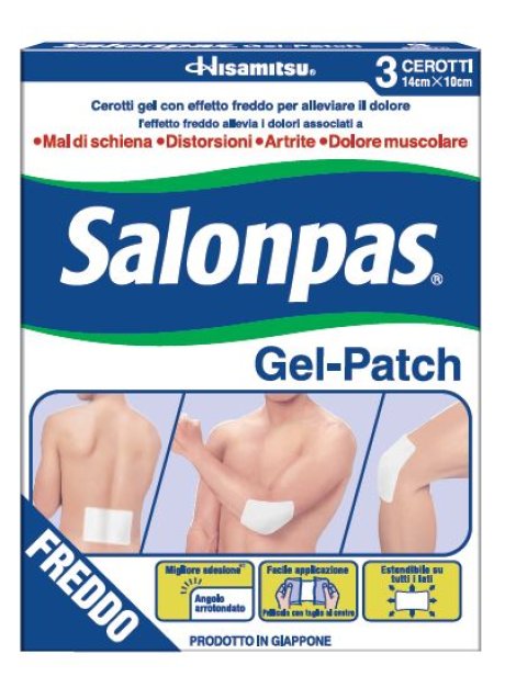 SALONPAS GEL PATCH 3 CEROTTI 14X10CM