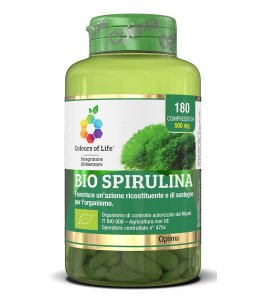BIO SPIRULINA 180CPR COLOURS