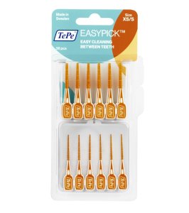 TEPE SCOVOLINI EASYPICK EXTRASMALL/SMALL ARANCIONE 36 PEZZI