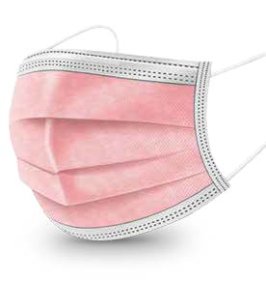 MASCHERINA CHIRURGICA 360MASK02/R ROSA 10 PEZZI