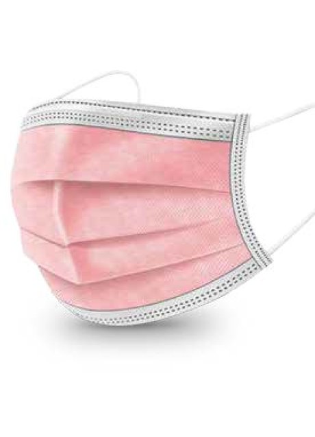 MASCHERINA CHIRURGICA 360MASK02/R ROSA 10 PEZZI