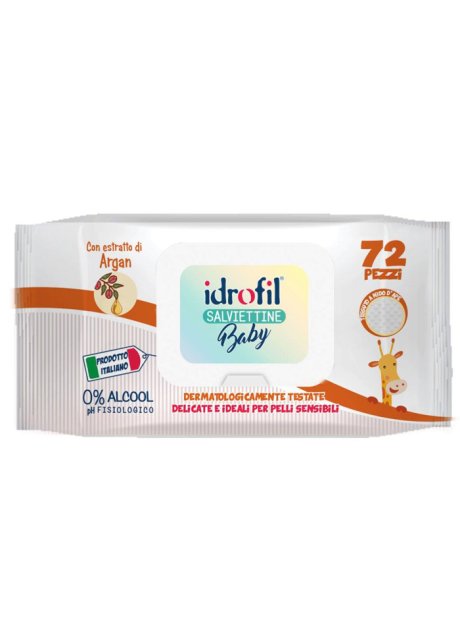 SALVIETTINE BABY ARGAN 72PZ SALVIETTINE BABY ARGAN 72PZ