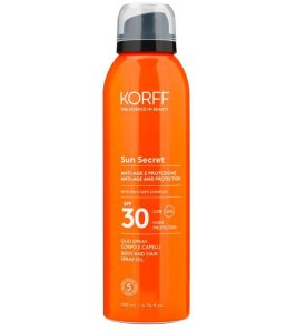 KORFF SUN SECRET OLIO SPRAY CORPO/CAPELLI SPF30